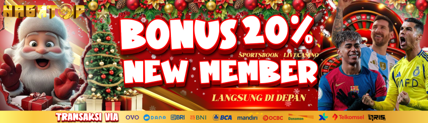 BONUS NEW MEMBER 20% SPORTSBOOK & LIVECASINO