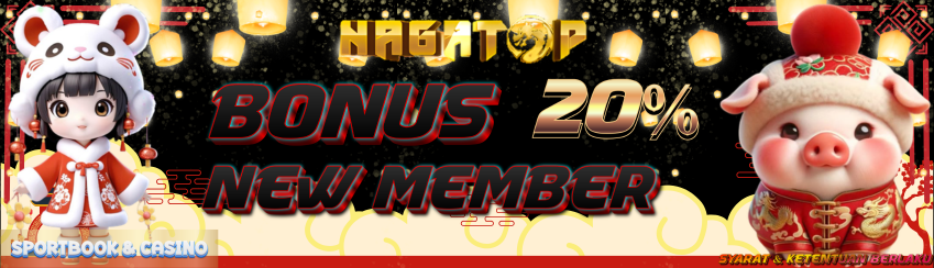 BONUS NEW MEMBER 20% SPORTSBOOK & LIVECASINO